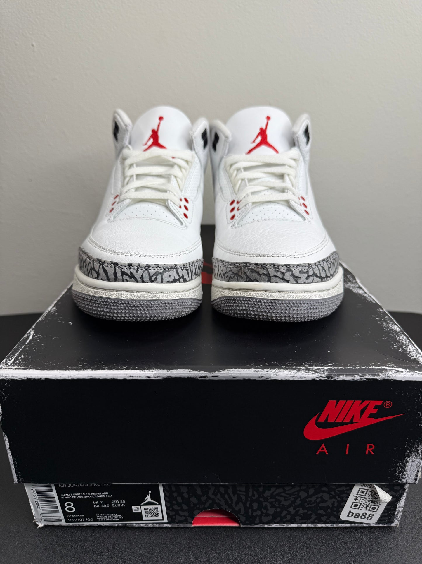 Air Jordan 3 Retro “Reimagined White Cement” (Preowned)