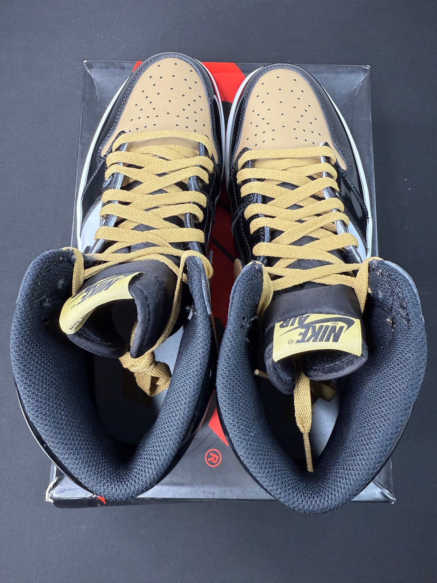 Air Jordan 1 High NRG “Patent Gold Toe” (Preowned)