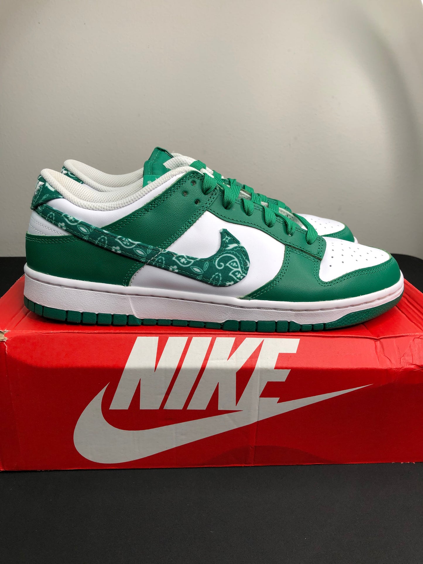 Nike Dunk Low “Paisley Green” (Women) (Preowned)