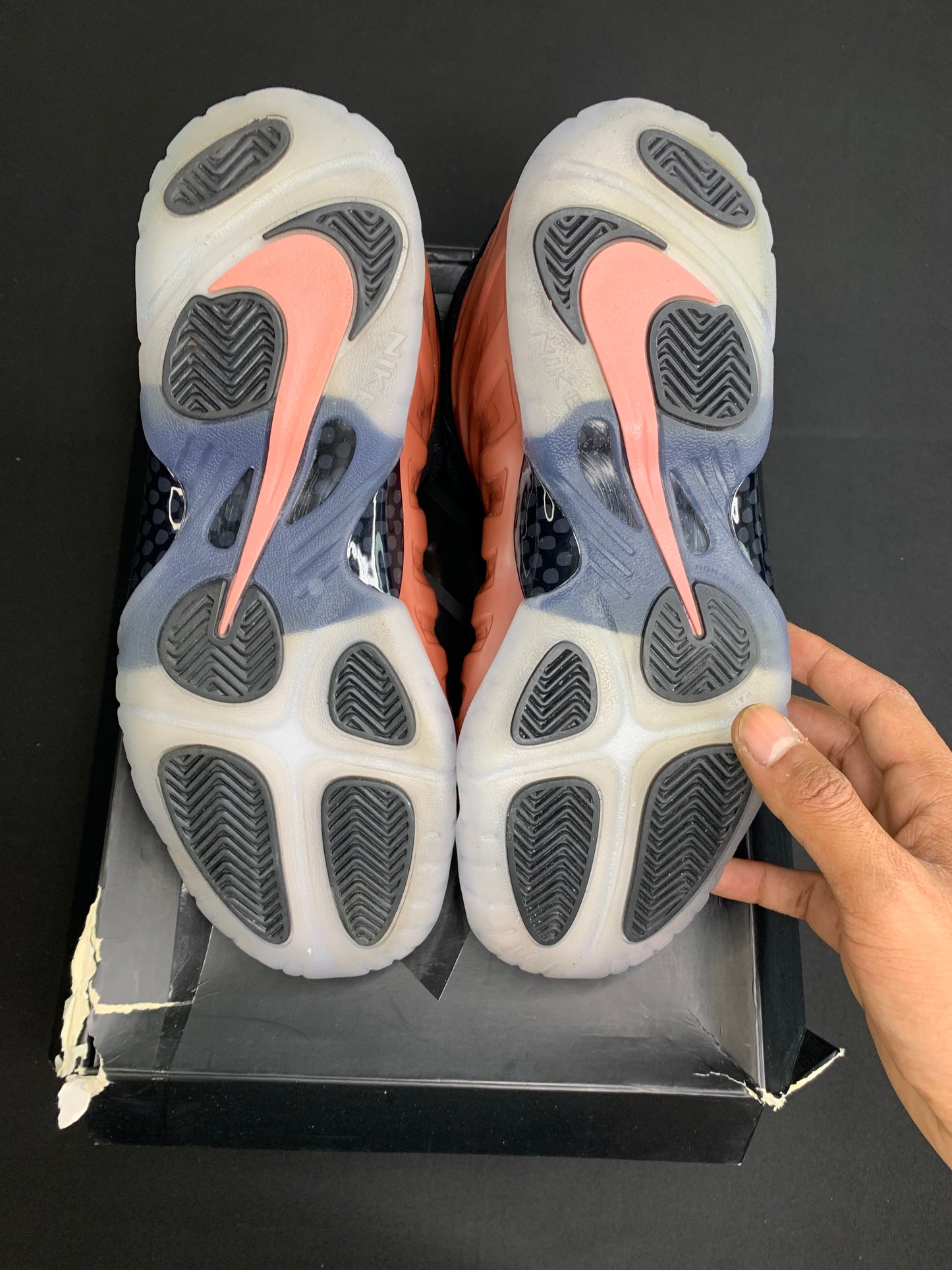 Air Foamposite One “Rust Pink” (GS) (Preowned)
