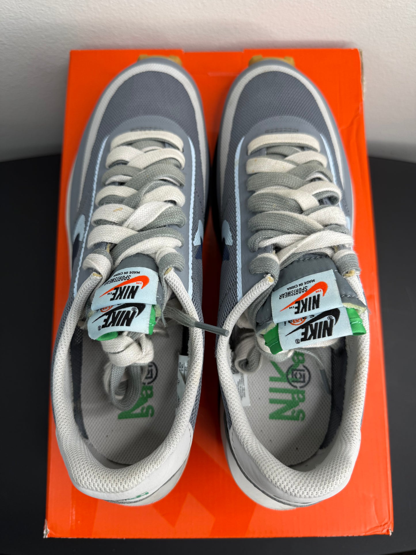 Nike LD Waffle Sacai X CLOT “Kiss Of Death 2” (Cool Grey) (Preowned)