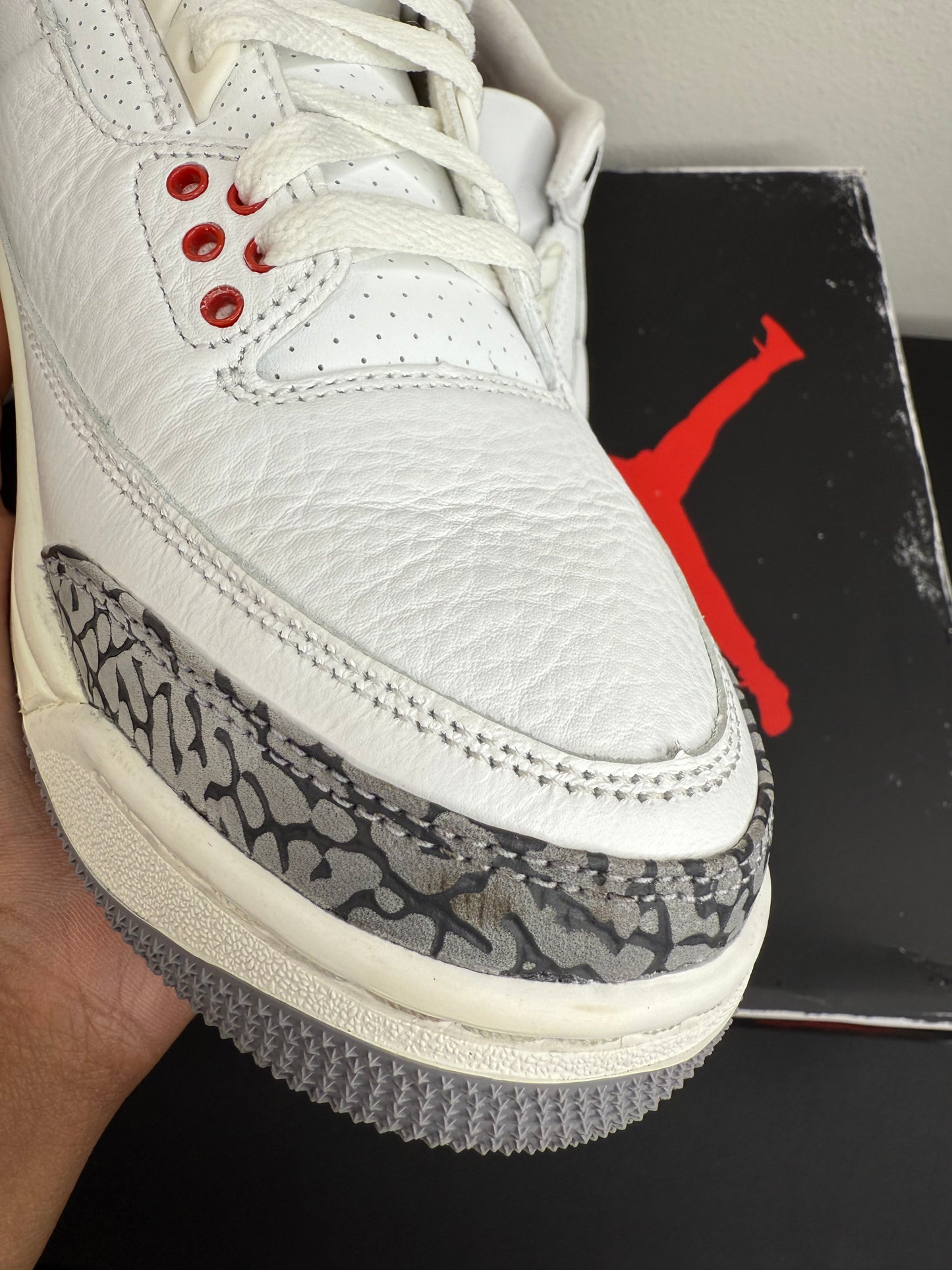 Air Jordan 3 Retro “Reimagined White Cement” (Preowned)