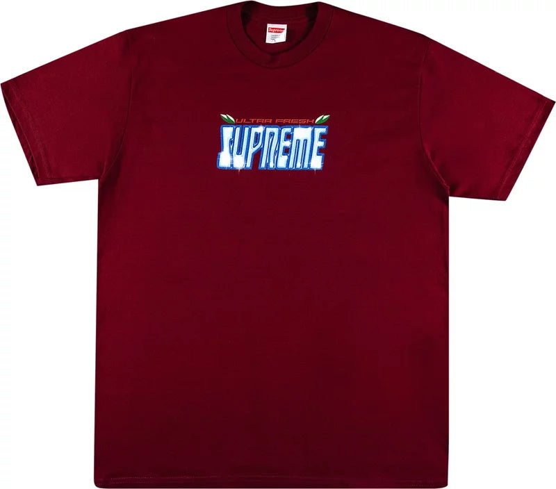 Supreme “Ultra Fresh” Tee (Burgandy)