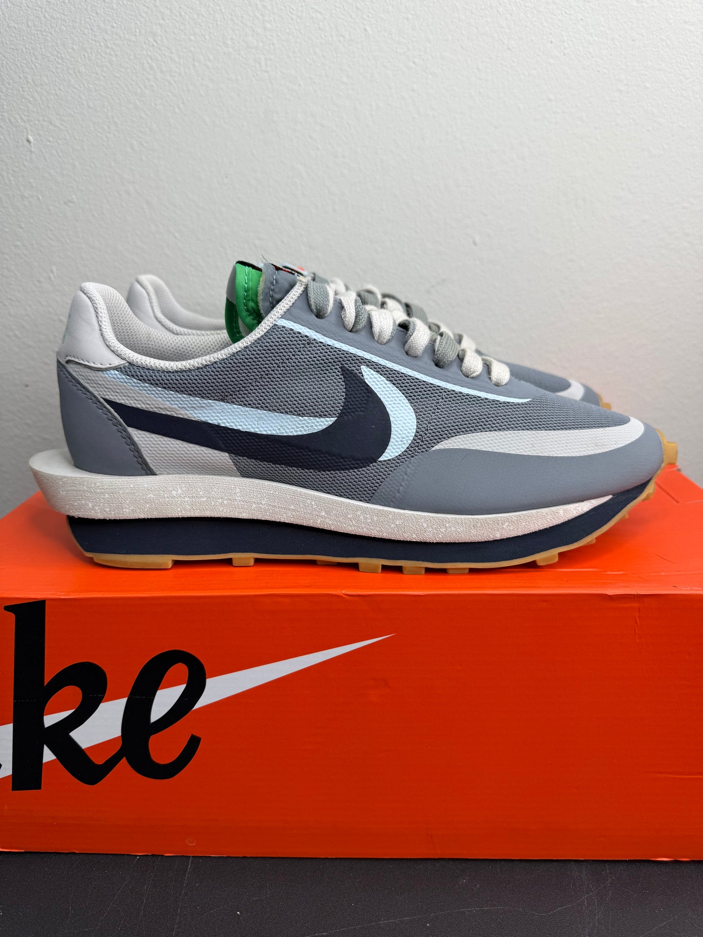 Nike LD Waffle Sacai X CLOT “Kiss Of Death 2” (Cool Grey) (Preowned)