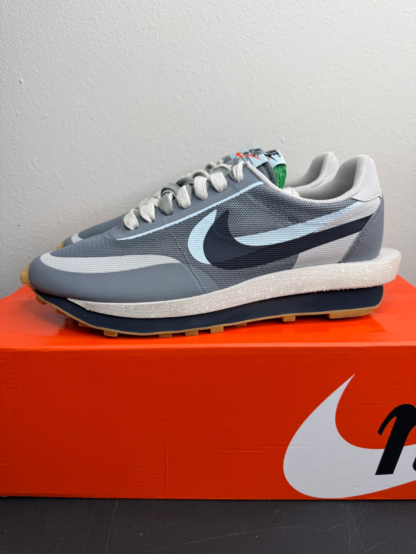Nike LD Waffle Sacai X CLOT “Kiss Of Death 2” (Cool Grey) (Preowned)