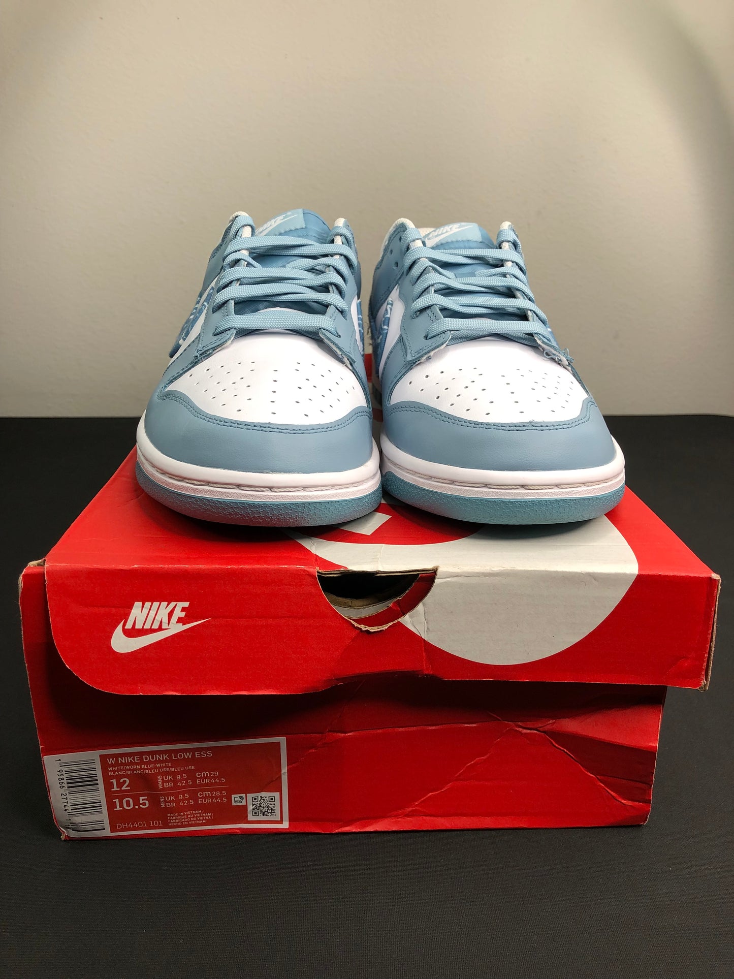 Nike Dunk Low “Paisley Blue” (Women) (Preowned)