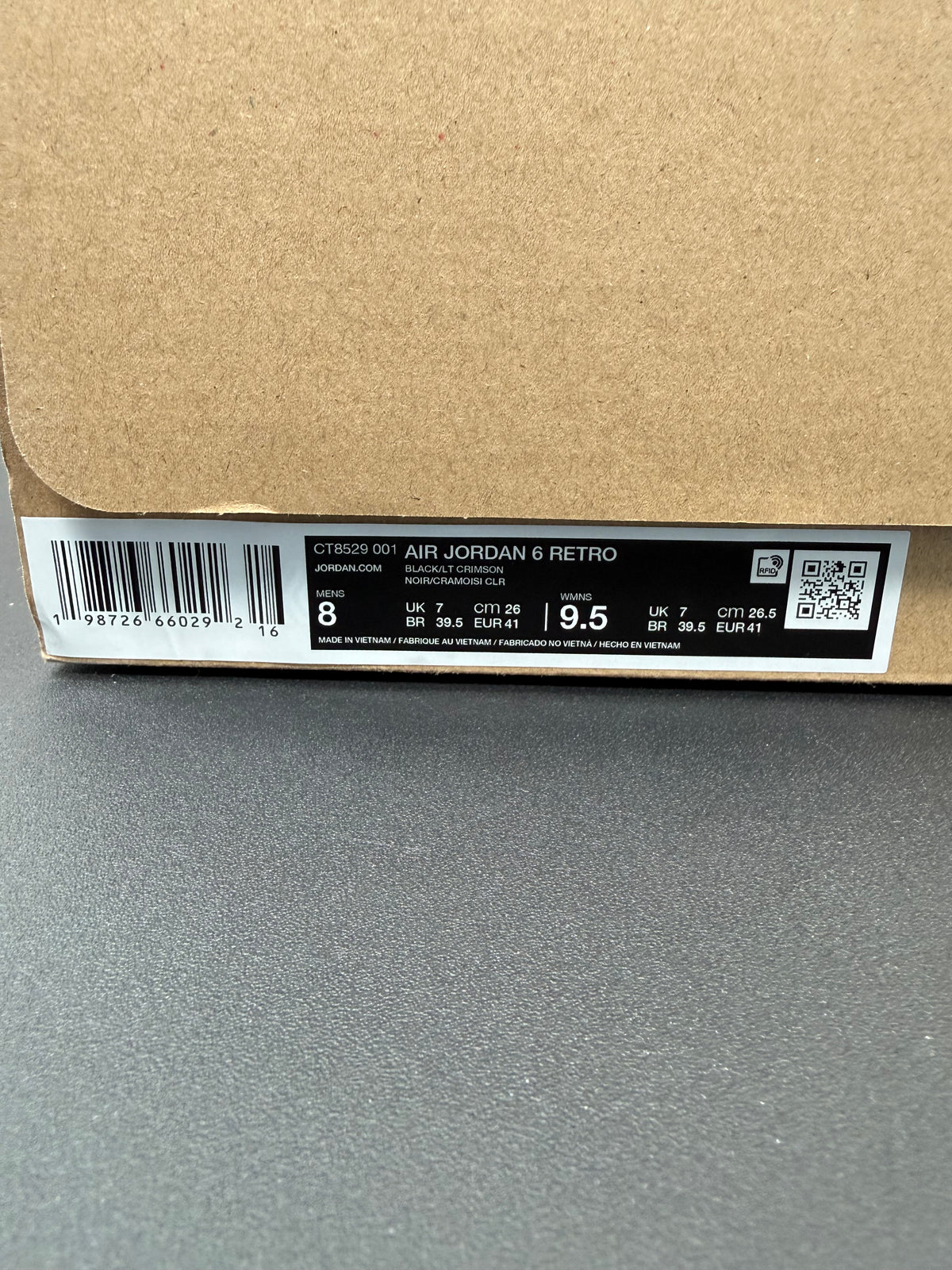 Air Jordan 6 “Infrared Salesman” (Preowned)