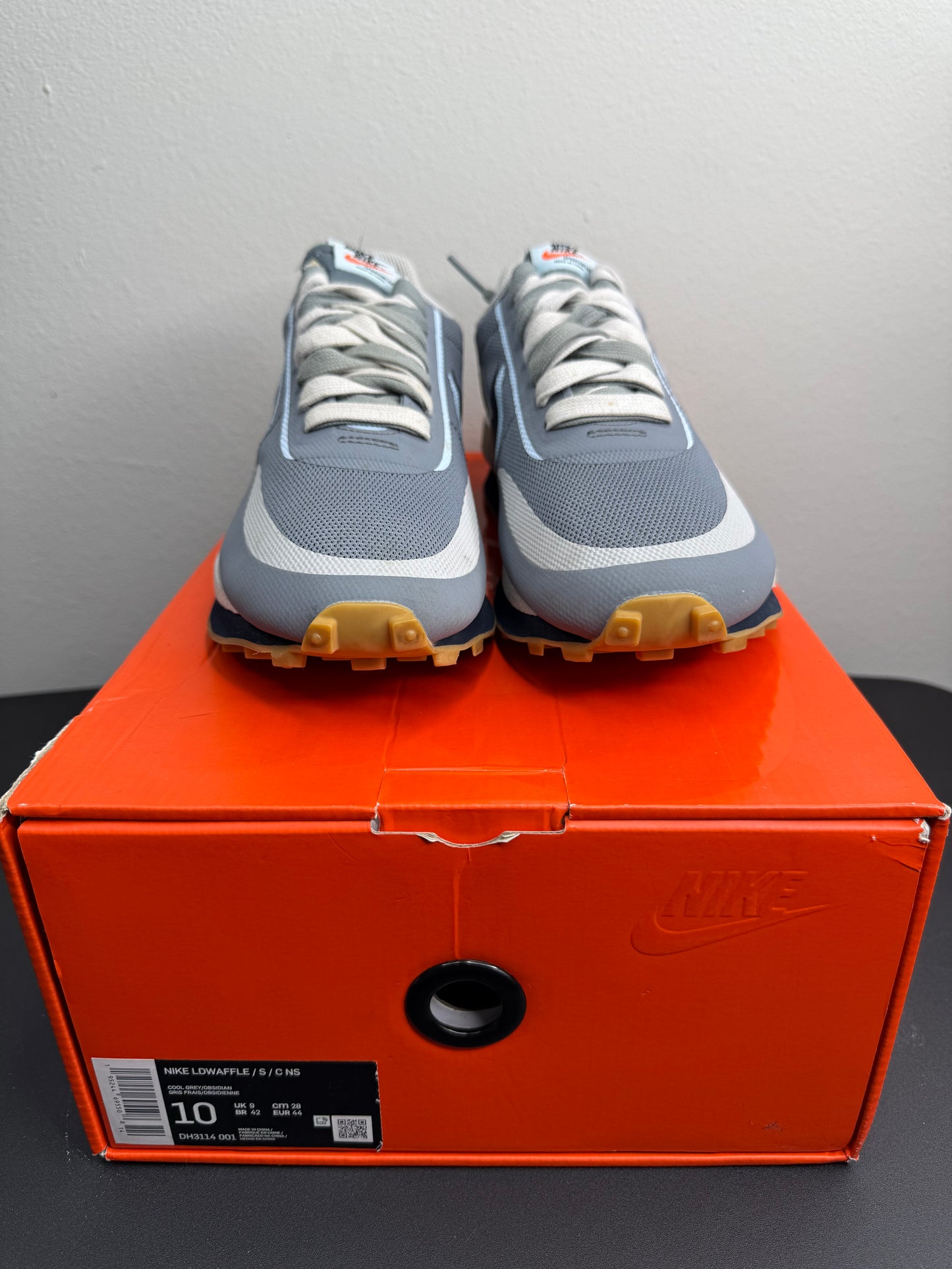 Nike LD Waffle Sacai X CLOT “Kiss Of Death 2” (Cool Grey) (Preowned)
