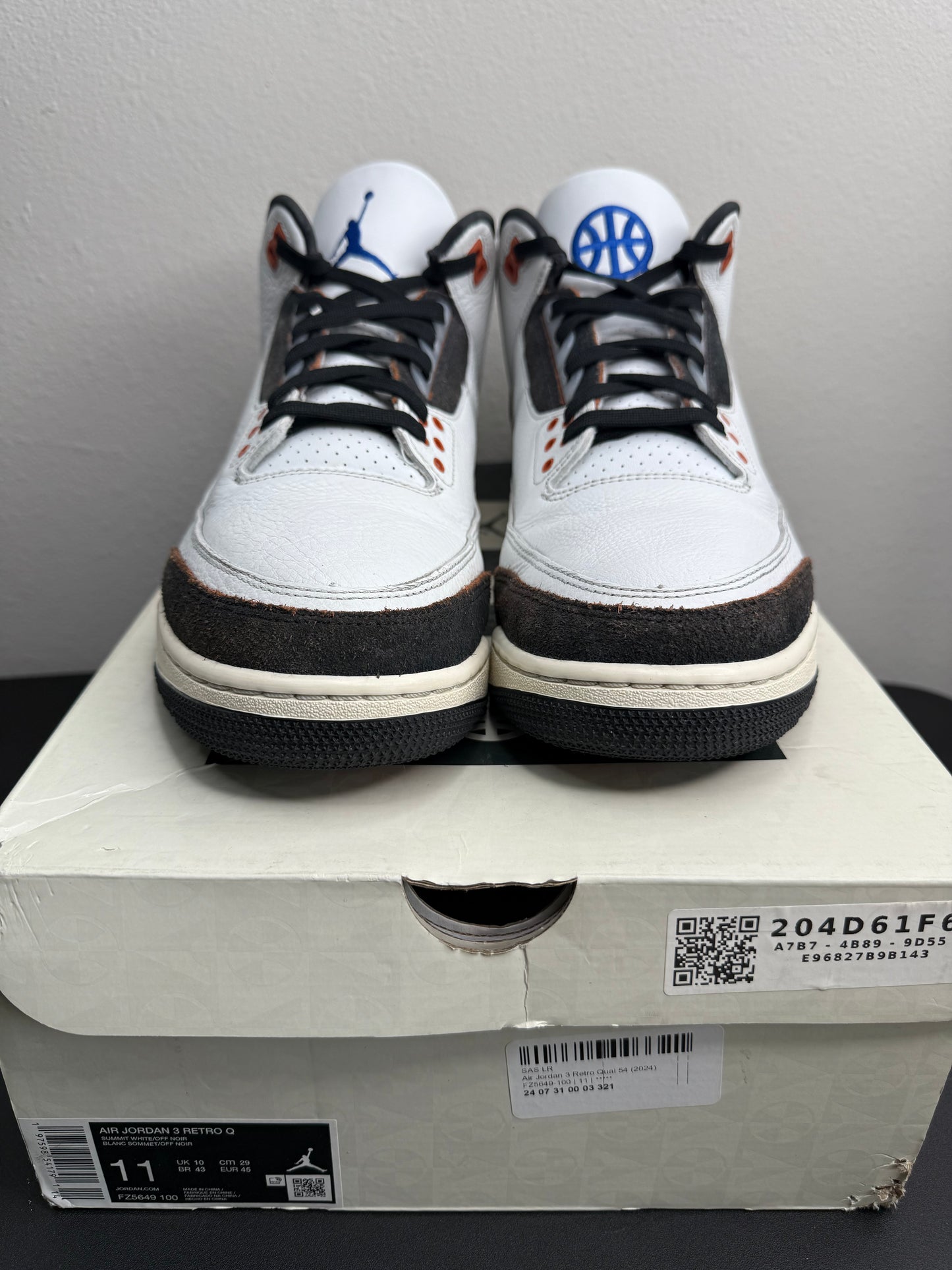 Air Jordan 3 Retro “Quai 54” (2024) (Preowned)