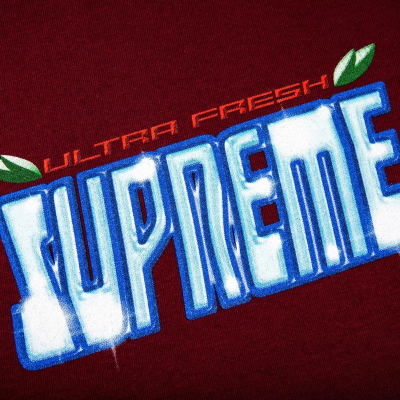 Supreme “Ultra Fresh” Tee (Burgandy)