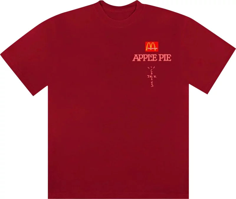 Travis Scott X McDonald’s Apple Pie Tee (Cardinal)