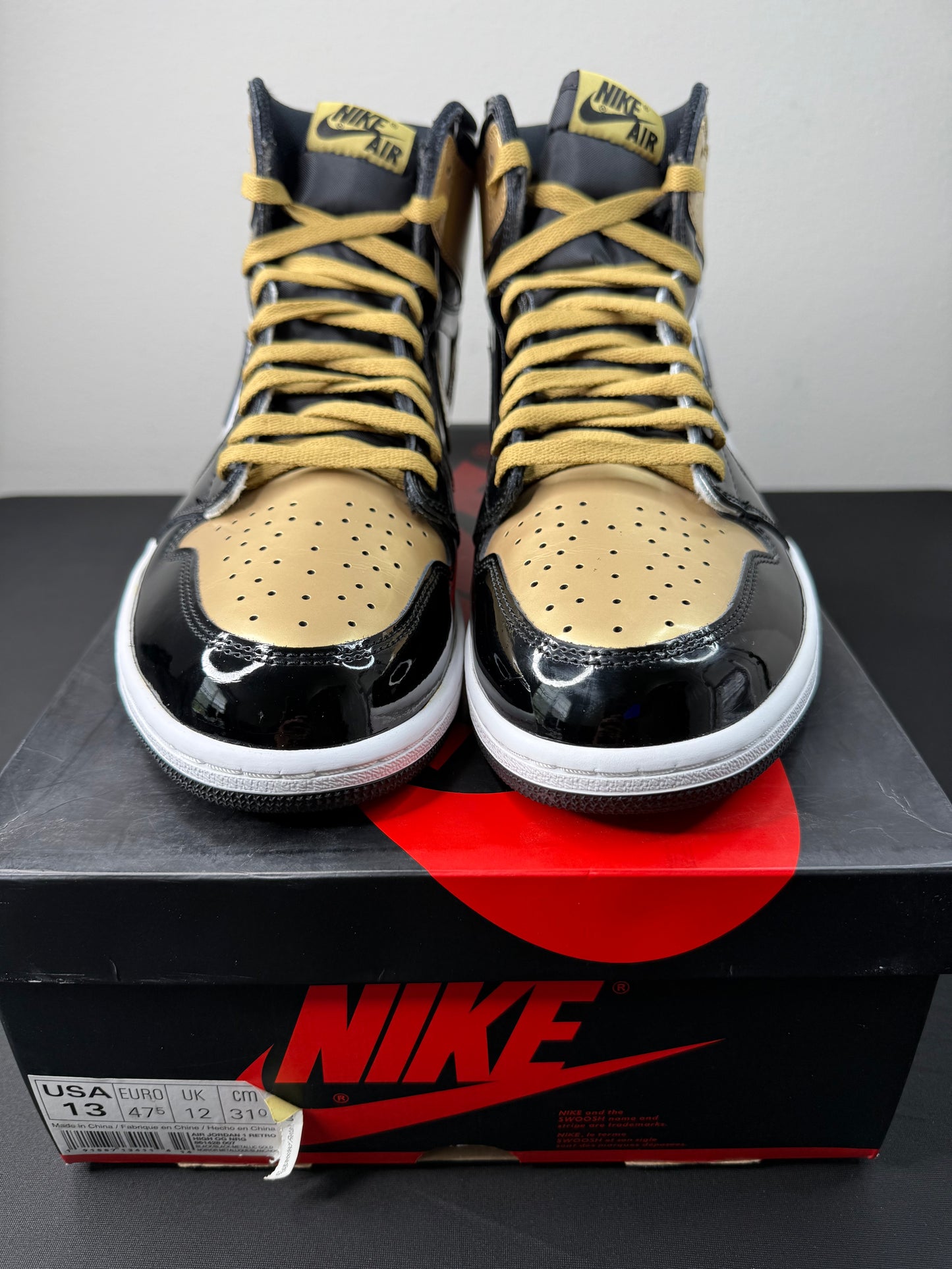 Air Jordan 1 High NRG “Patent Gold Toe” (Preowned)