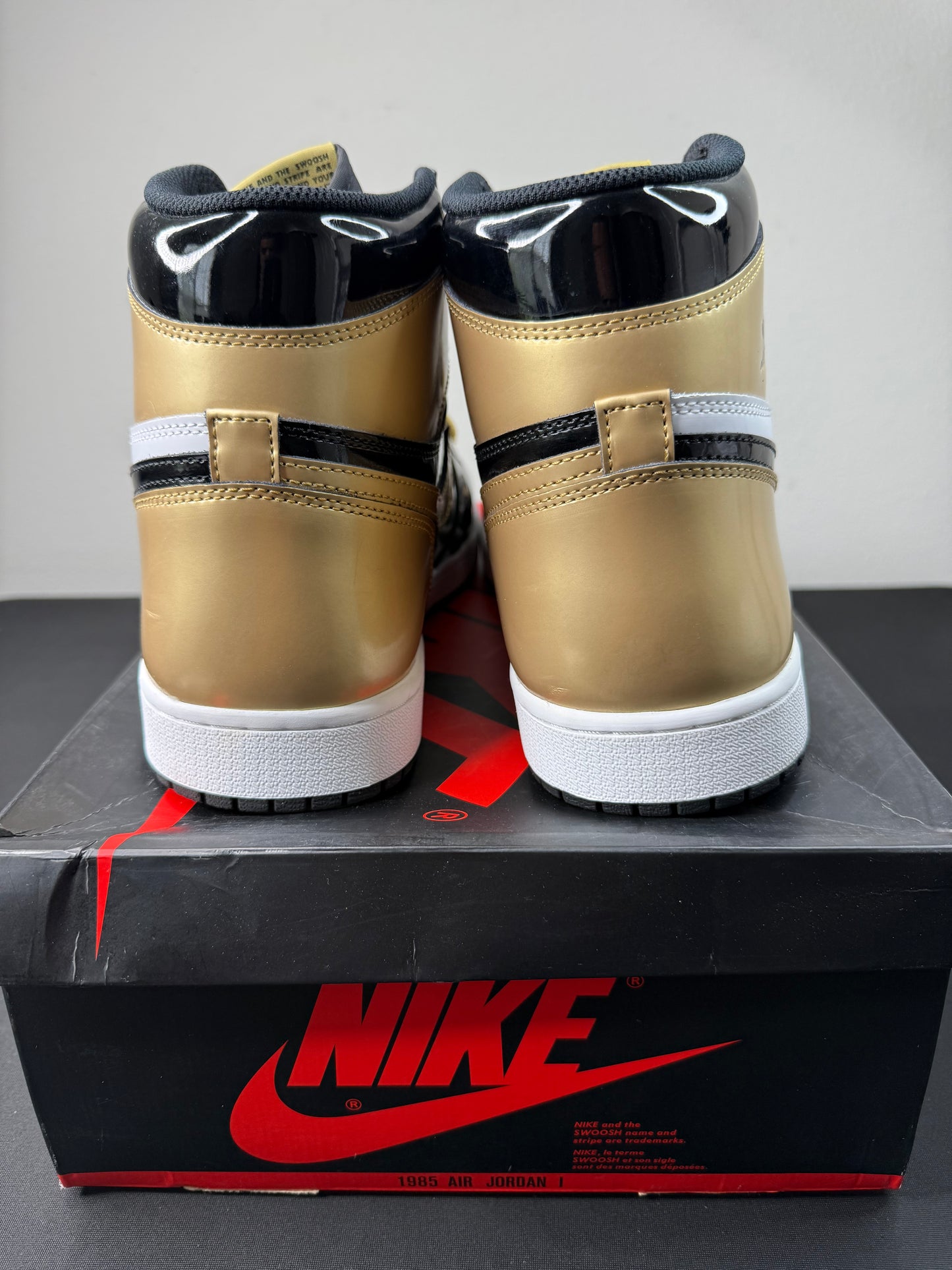 Air Jordan 1 High NRG “Patent Gold Toe” (Preowned)