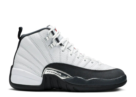 Air Jordan 12 Retro “White/Dark Grey” (GS) (Preowned)