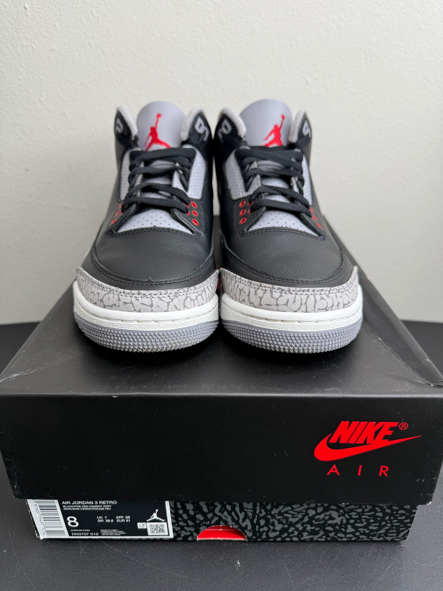 Air Jordan 3 Retro OG “Black Cement” (2024) (Preowned)