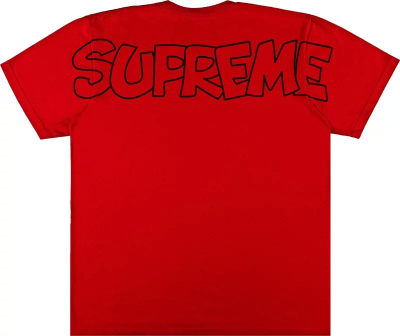 Supreme “Smurfs” Tee (Red)